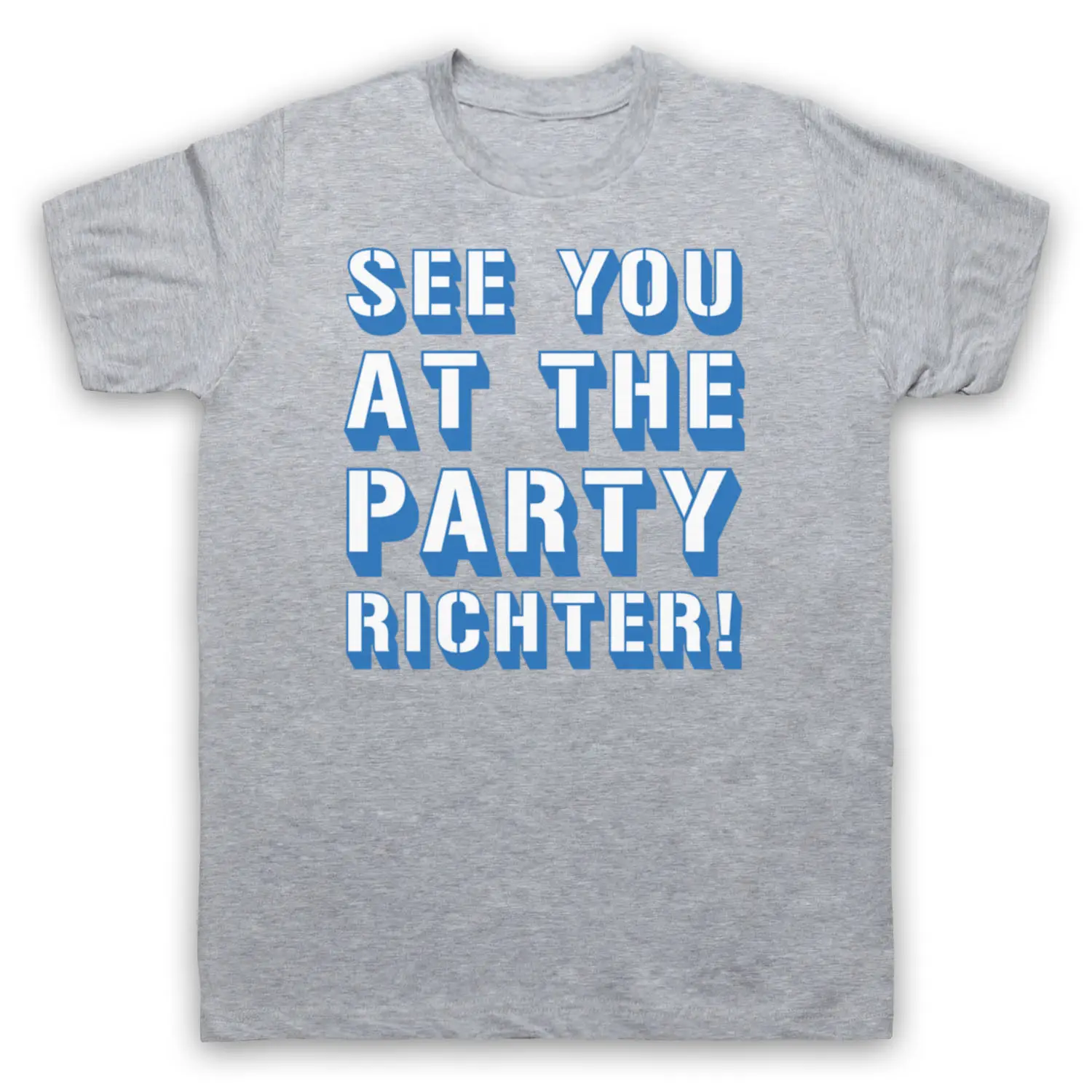 Повседневные футболки Для мужчин Футболки видеть вас на вечерние RICHTER вспомнить