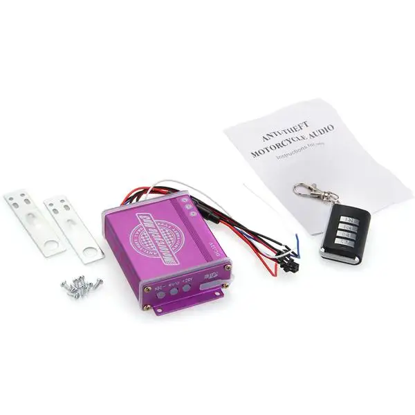 CARCHET мотоцикл аудио FM TF MP3 колонки сигнализация звук Дистанционная система анти