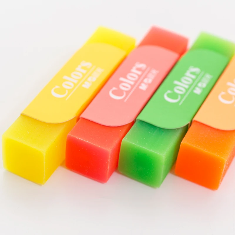 36 шт./кор. креативные милые конфеты Цвет карандашный ластик для студентов