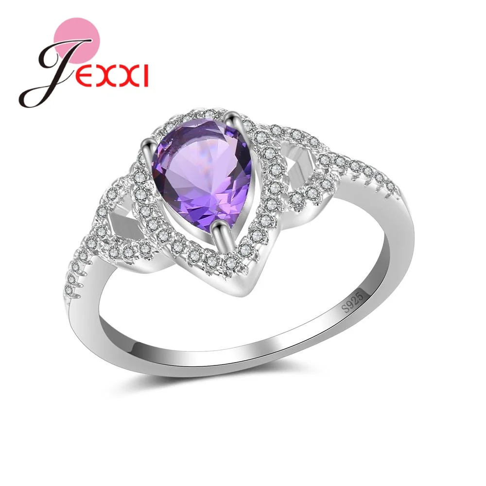 Модные кольца из стерлингового серебра 925 пробы для женщин ювелирные изделия