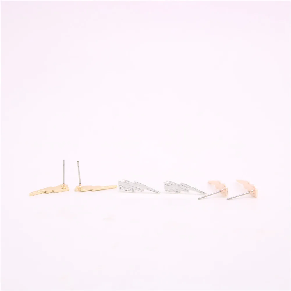 

Multicolor lightning stud earrings Lightning stud earrings for girls and