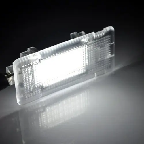 2x WHITE Error Free LED COURTESY DOOR LAMP LIGHT INTERIOR/Footwell light/Luggage Compartment Light for R56 R57 R58 R59 R60 | Автомобили и