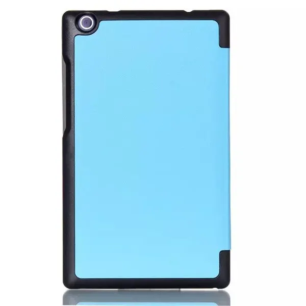 light blue Твердый Магнитный PU чехол для lenovo Tab3 8 TB3-850F TB3-850M " планшет Floding Cover для lenovo TAB2 A8-50F A8-50LC чехол - Цвет: light blue