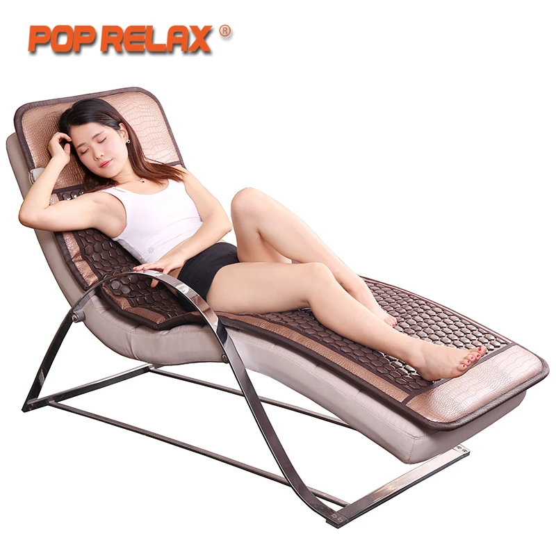 

POP RELAX Korea Tech Tourmaline Germanium Bed Mattress Stone Sofa Mat Thermal Bio Health Care Far Infrared Electric Heating Pad