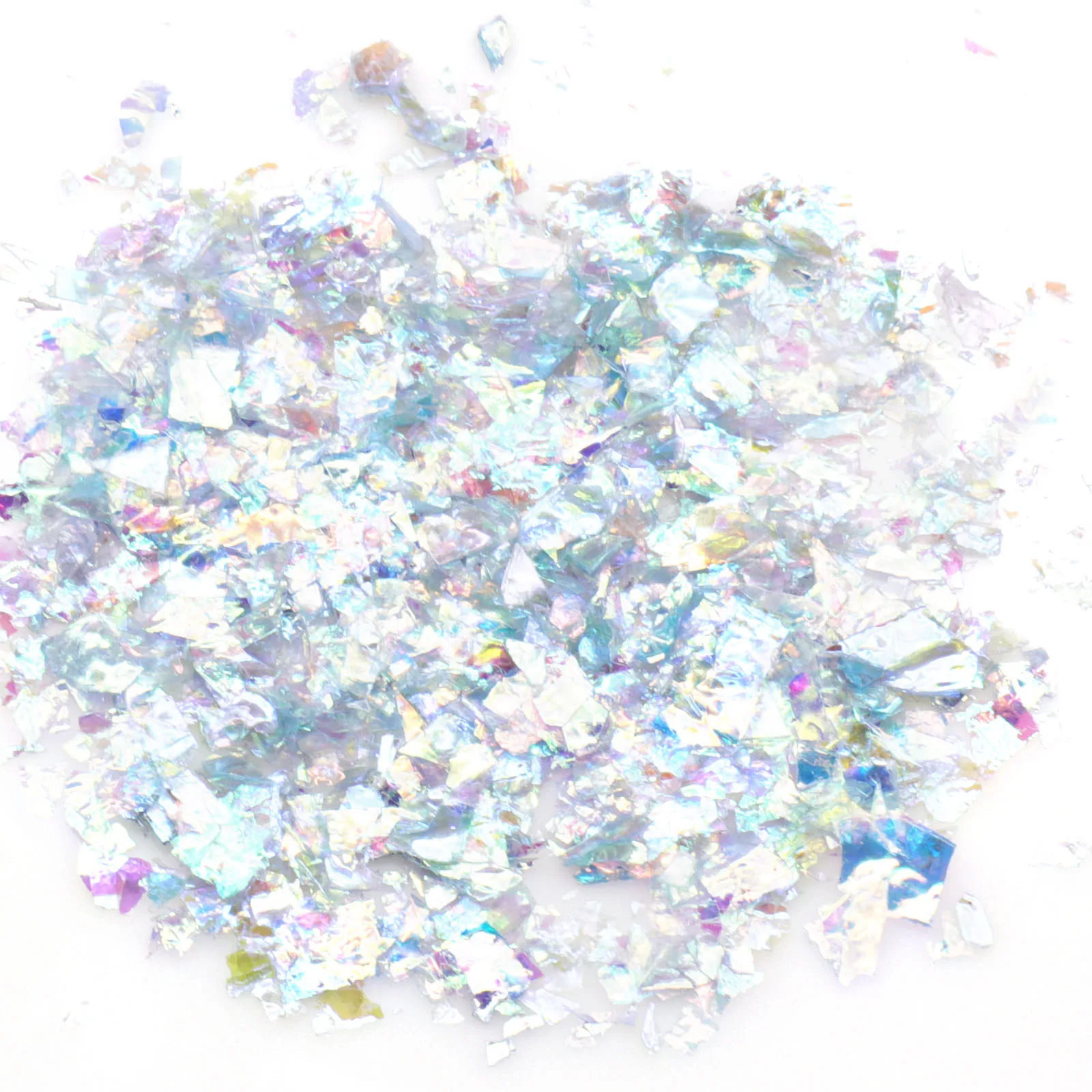 Irregular Broken Glass Nail Glitter Stickers Shattered Fragments Manicure Cellophane Pedicure Decal Decoration Tool | Дом и сад