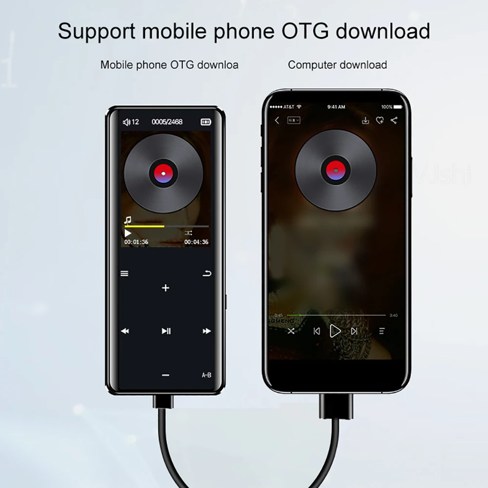 Модные Портативный Bluetooth MP4 плеер Сенсорный экран FM радио видео плеер TF карты Регистраторы ручка ролика Mp3 Mp4 плеер 16 ГБ 8 ГБ