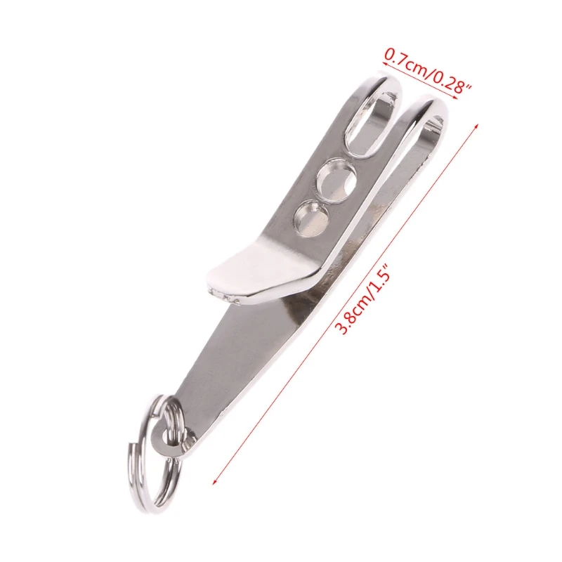 

Men Multifunction Stainless Steel Slim Wallet Money Clip Keyring