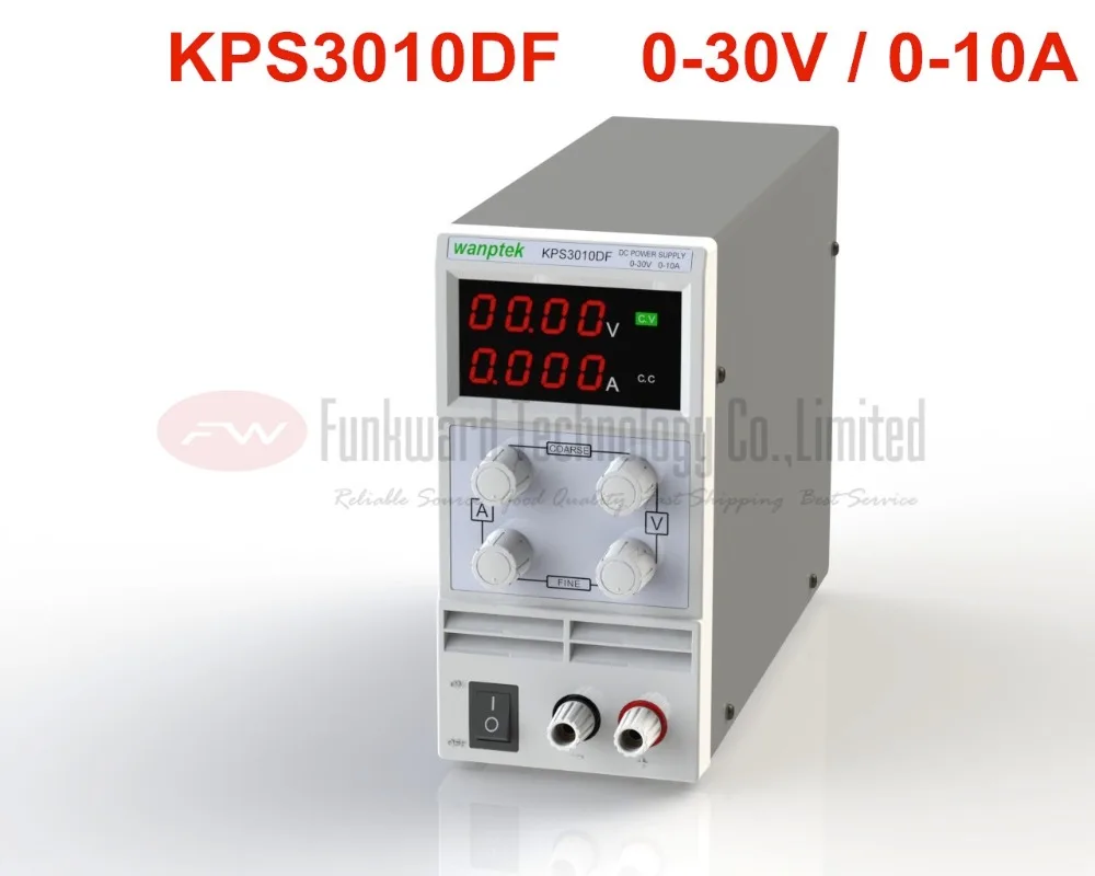 KPS3010DF Регулируемый Высокоточный источник питания постоянного тока выход 0-30 в 0-10A