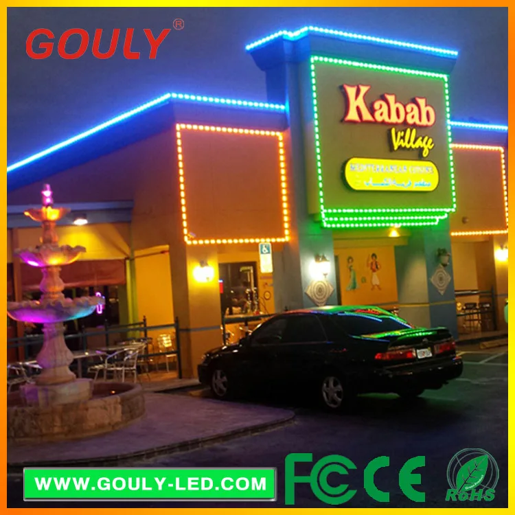 100M Storefront LED Lights 5050rgb chasing color second generation led Window border light | Освещение