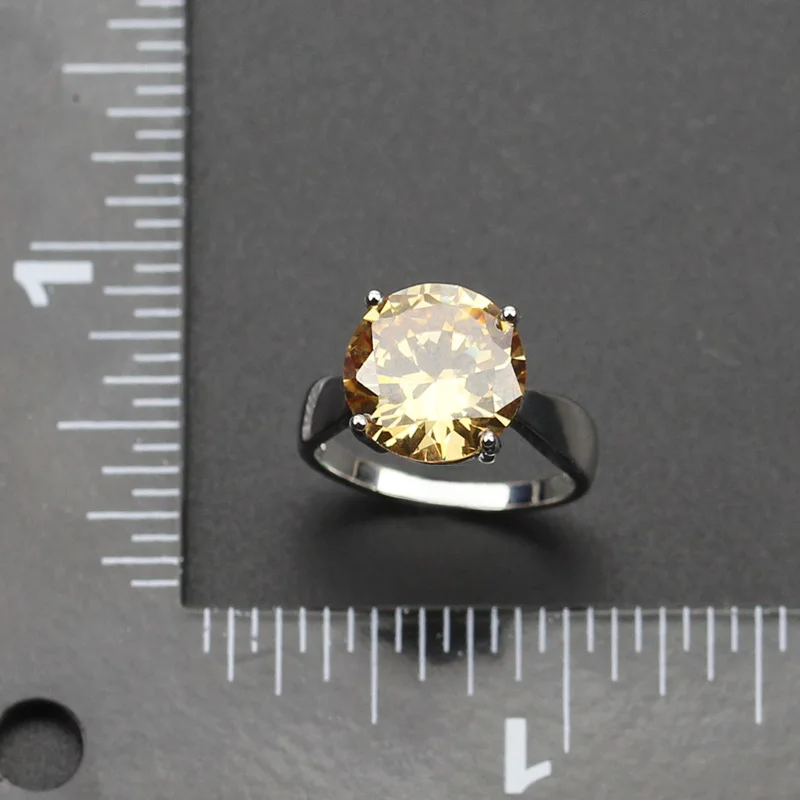 925 серебряный цвет желтый оранжевый морганит свадебные подарки украшения набор