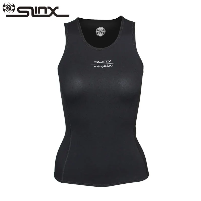 

SLINX Double-side Wearable Diving Vest Women 2mm Neoprene Wetsuit Sleeveless diving suit for Surfing Boating Swimming Snorkling