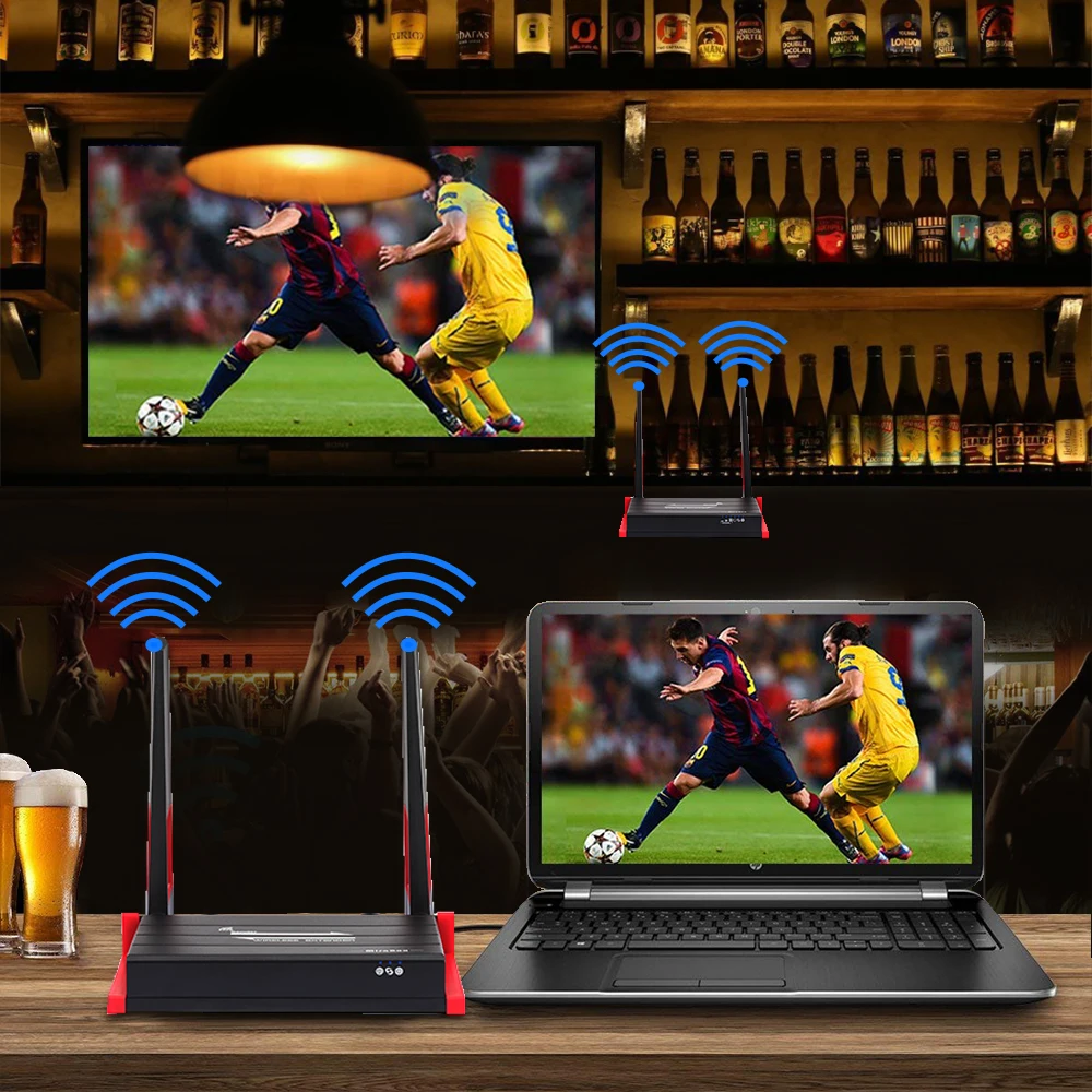MiraBox беспроводной HDMI Extender до 300 м 984ft поддержка 1080 P Full HD IR передатчик и приемник для