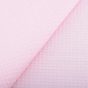 Chainho, мягкое вафельное полотно, 4 цвета серии, DIY стеганые и швейные пижамы, халаты, наволочки, подушки Материал для малышей и детей - Цвет: Pink  50x120cm