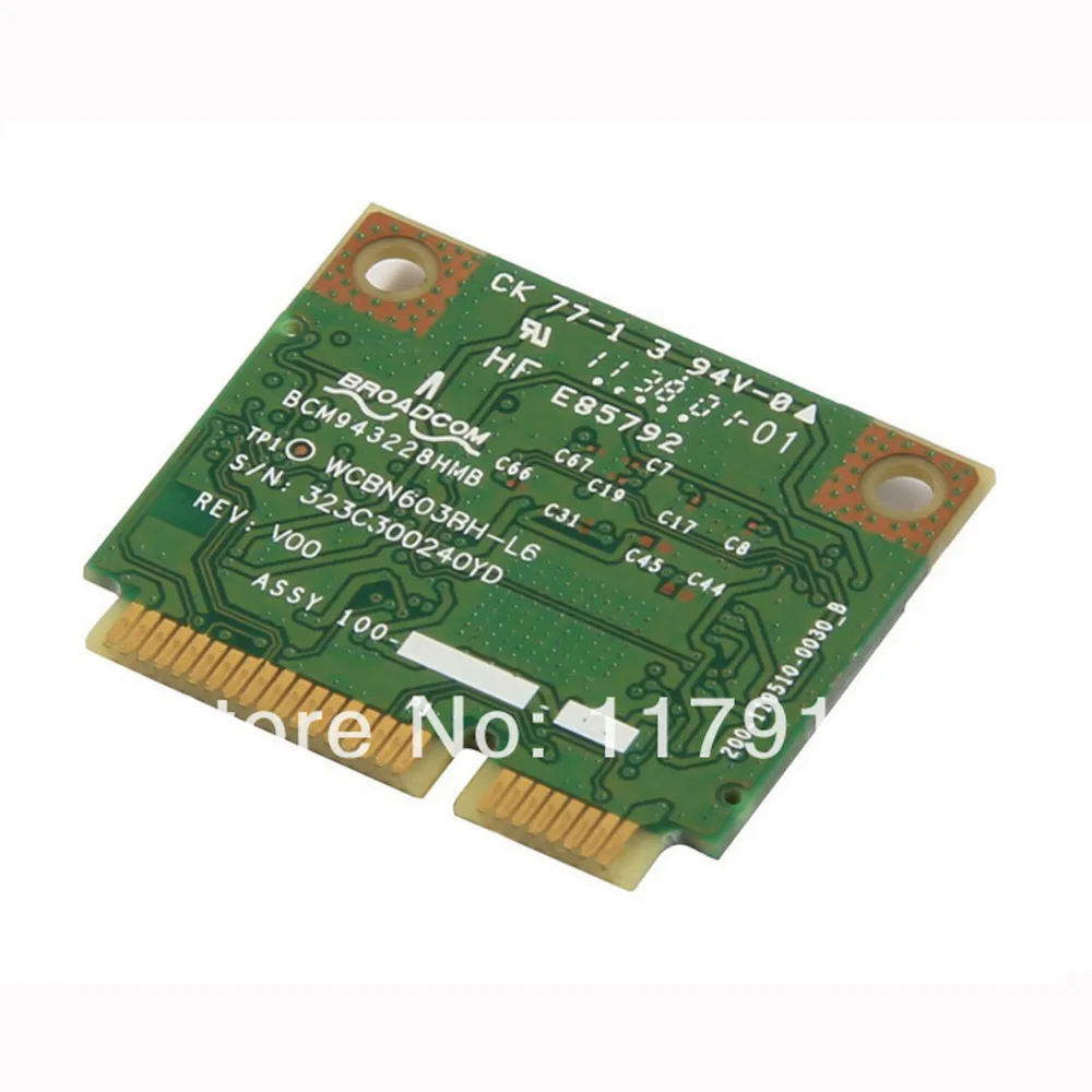 BCM943228HMB & BT4.0  Lenovo E130 E135 E330 E335 E530 E535 E430 E435 S430 B430 Series, FRU 04W3764 20200099