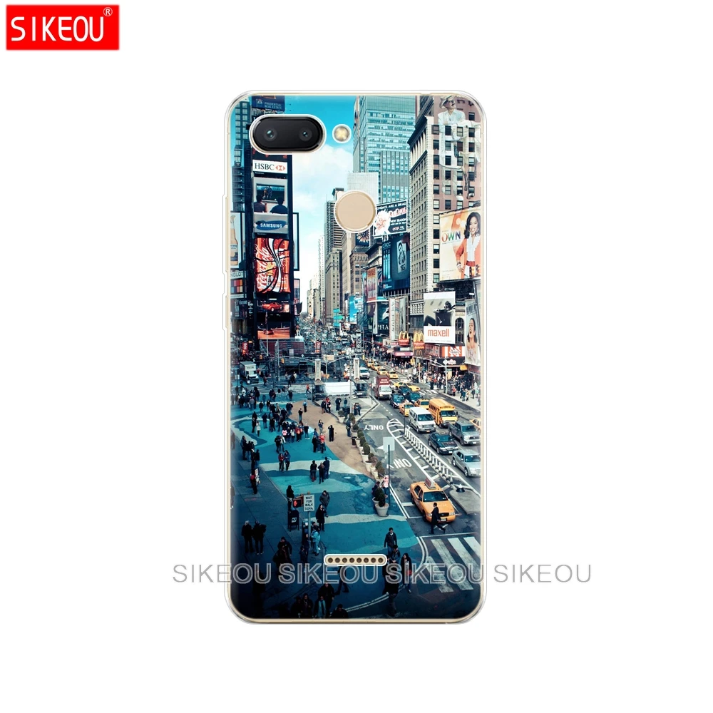 Силиконовый чехол для Xiaomi Redmi 6, чехол с полной защитой, мягкая задняя крышка из ТПУ, чехол для телефона s для Redmi6, бампер hongmi 6, чехол с мрамором
