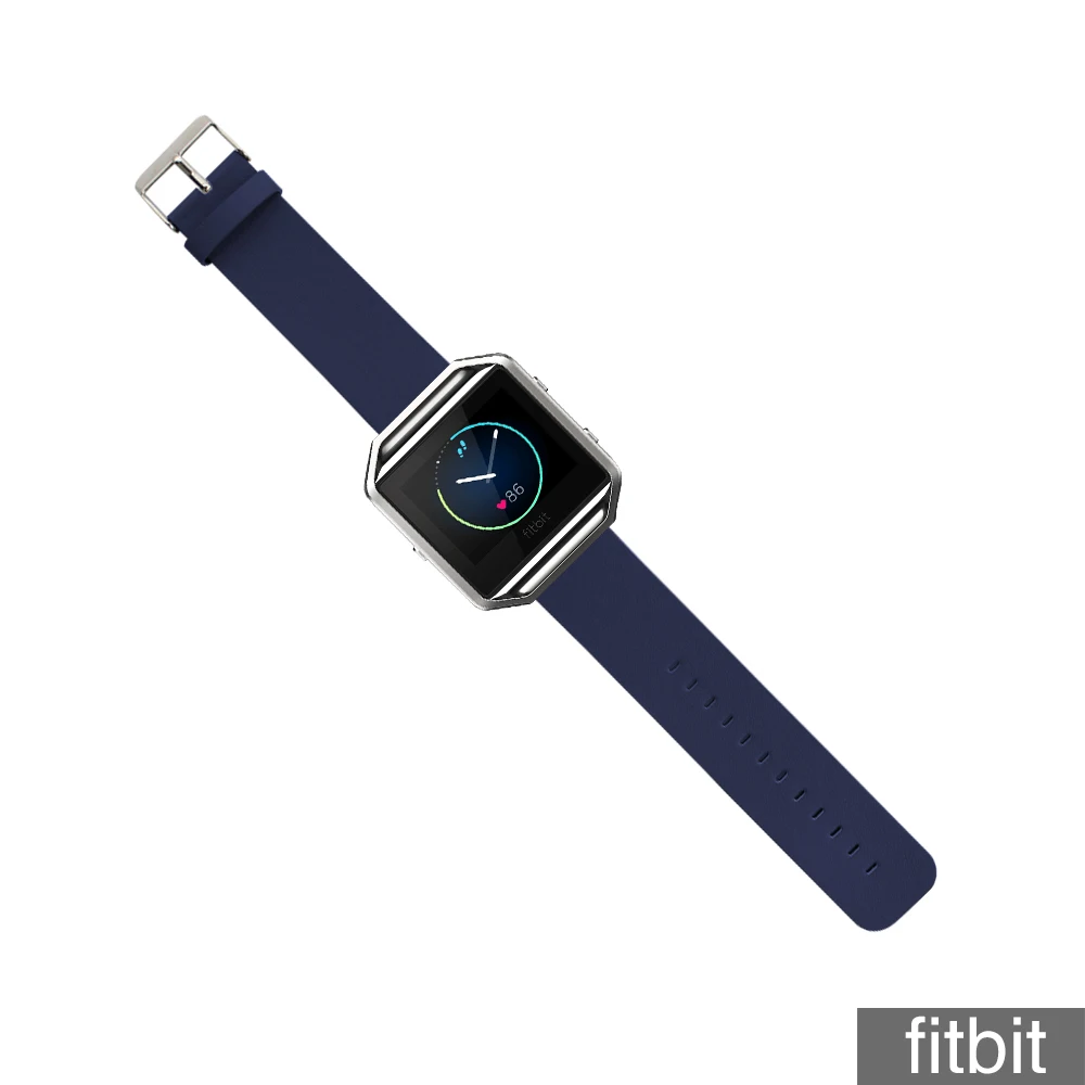 23 мм роскошный кожаный ремешок для часов для fitbit blaze, ремешок на запястье, умные спортивные часы для женщин и мужчин, ремешок для наручных часов из натуральной кожи для fitbit blaze