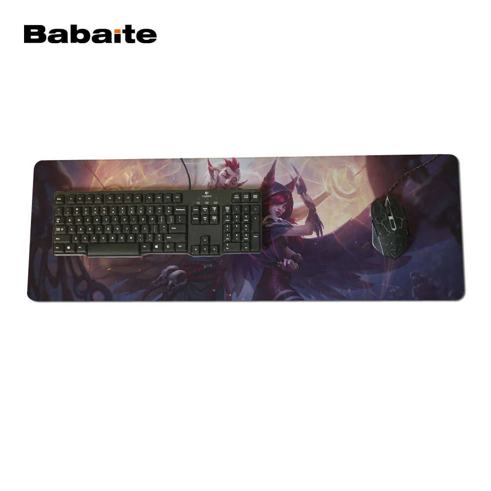 Babaite 2017 коврик для мыши большой игровой Коврик с блокирующим краем версия