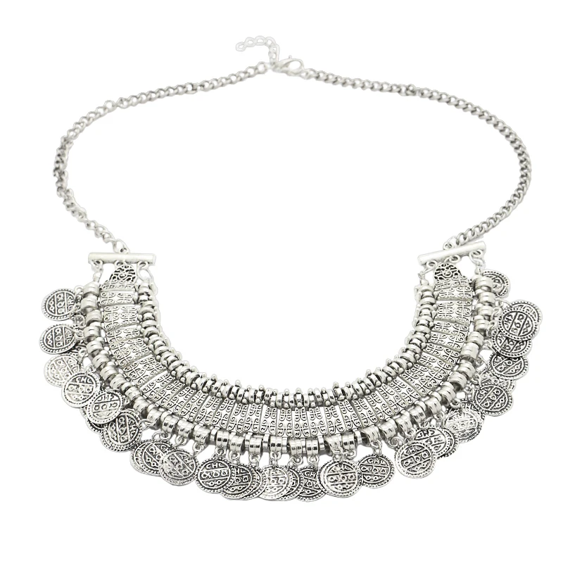 KUNIU 2019 горячая Распродажа Женская Стильная красивая серебряная колье в стиле