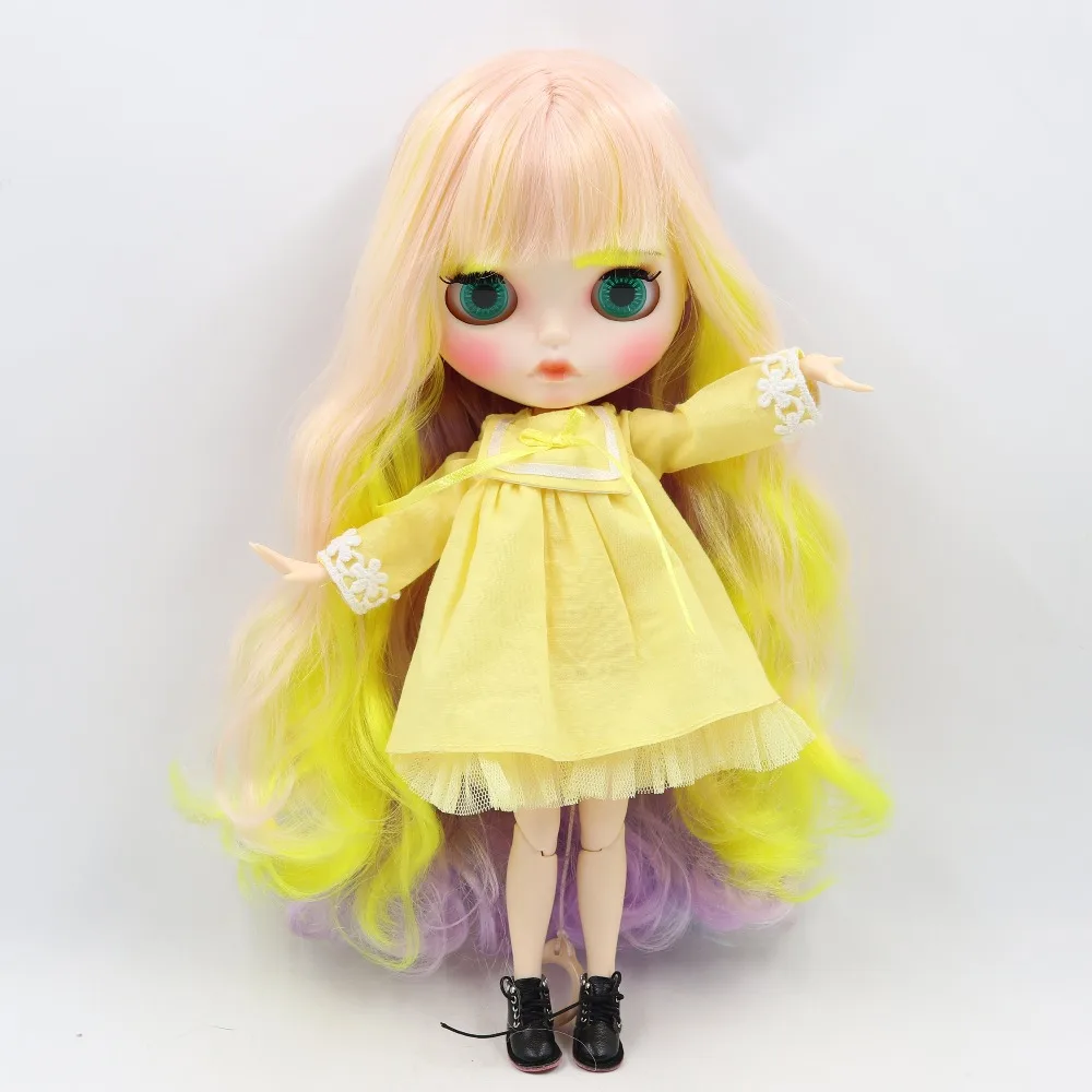Ледяная фабрика blyth кукла 1/6 игрушка bjd матовое лицо заказное лицо кукла на заказ 30 см
