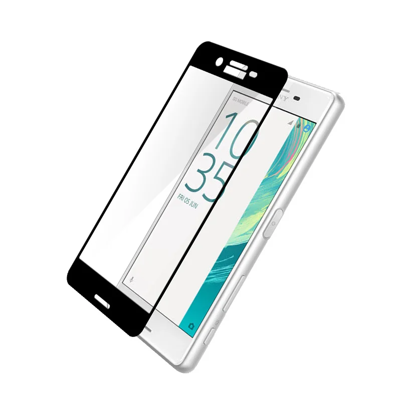 Закаленное стекло для Sony Xperia X XZ1 XZ2 XA XA1 XA2 XP XZS Compact Ultra XZ Premium полное покрытие защита
