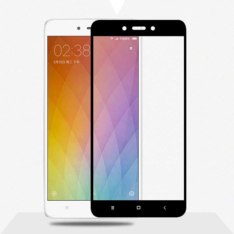 Полноэкранный протектор Закаленное стекло для Xiaomi Redmi 4X Защитная стеклянная