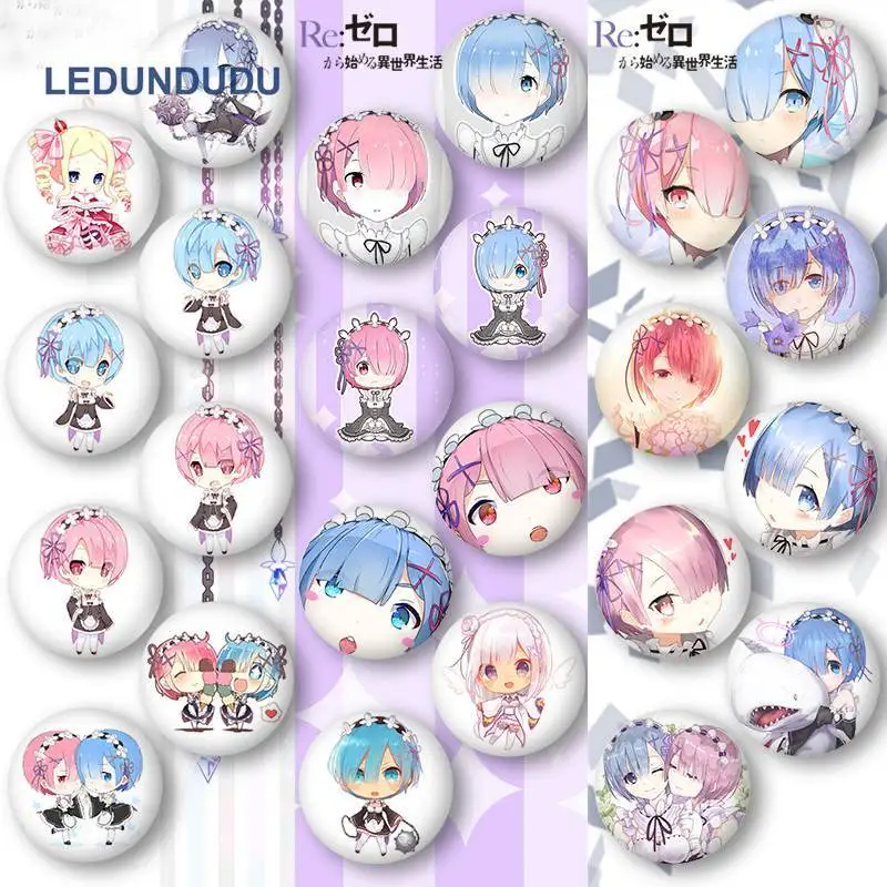 Брошь с рисунком аниме RE: ZERO Start Life in other World| |