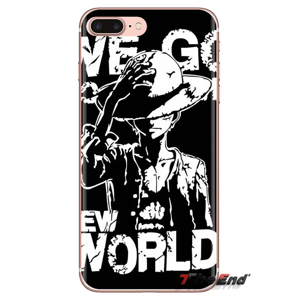 For Samsung Galaxy S3 S4 S5 Mini S6 S7 Edge S8 S9 S10 Plus Note 3 4 5 8 9 One piece monkey d luffy ace zoro Silicone Shell Cases |