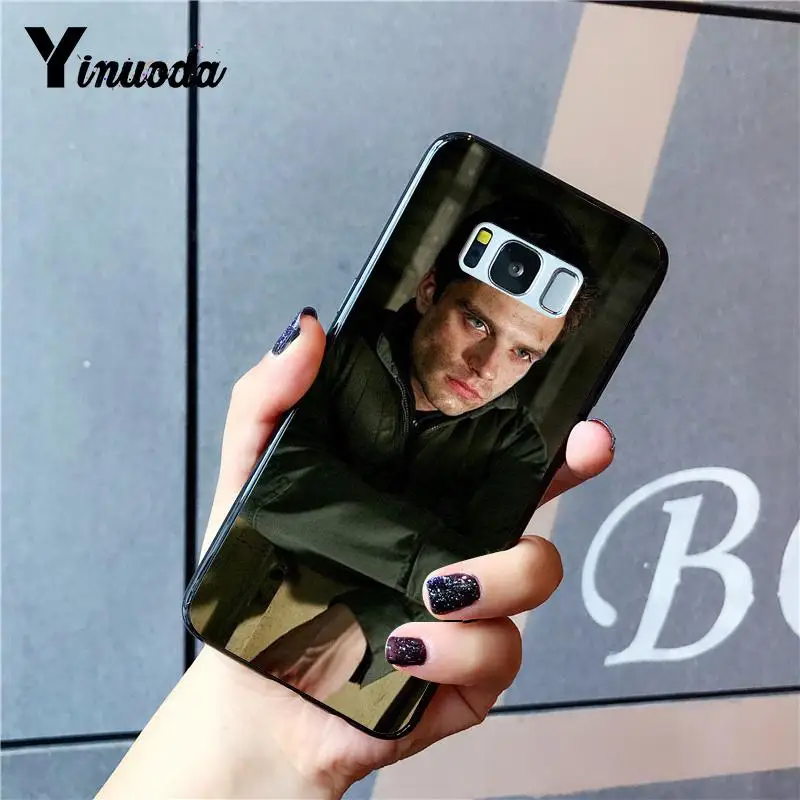 Yinuoda Себастьян Стэн черный ТПУ мягкий чехол для телефона Samsung Galaxy J7 J730 J2Pro J4 PULS J6 PRIME