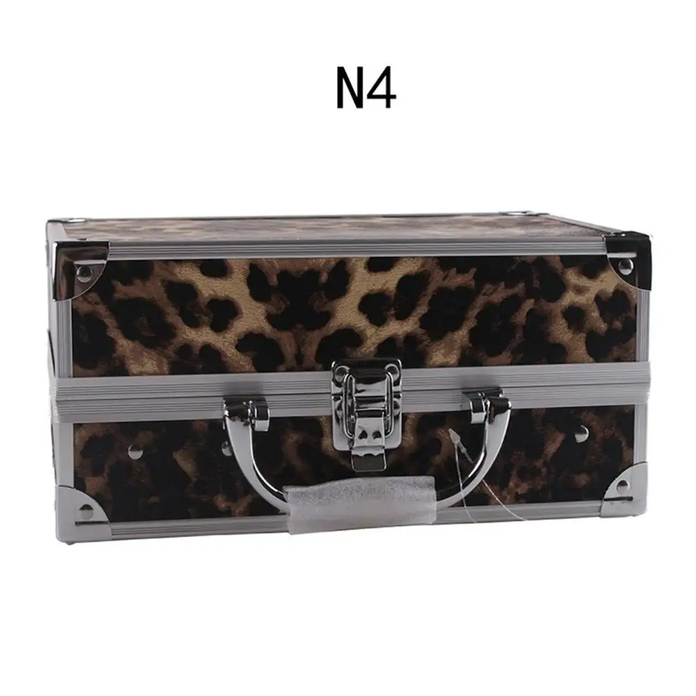 type 5 MISS ROSE Leopard сумка для макияжа визажист специальная коробка для макияжа Палетка для теней новая - Цвет: type 5