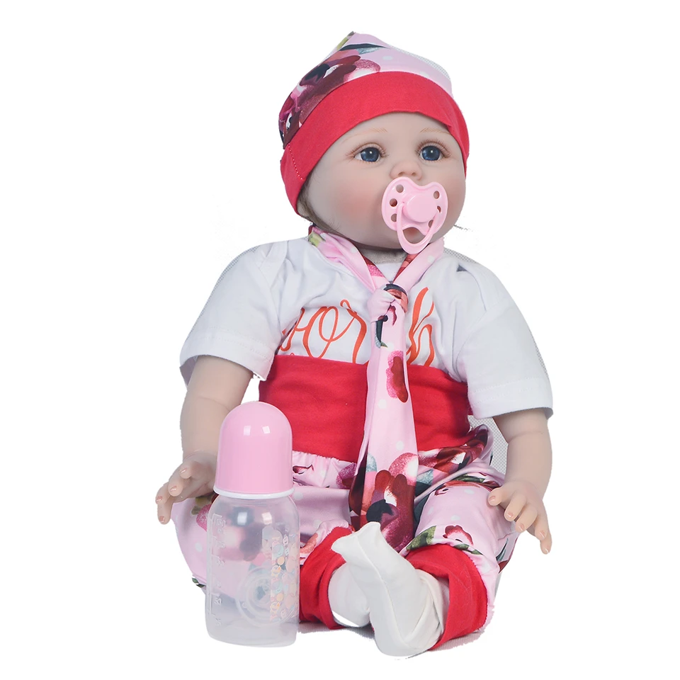 55 см Силиконовые Reborn куклы Baby живой реалистичный Boneca Bebe реалистичные настоящая