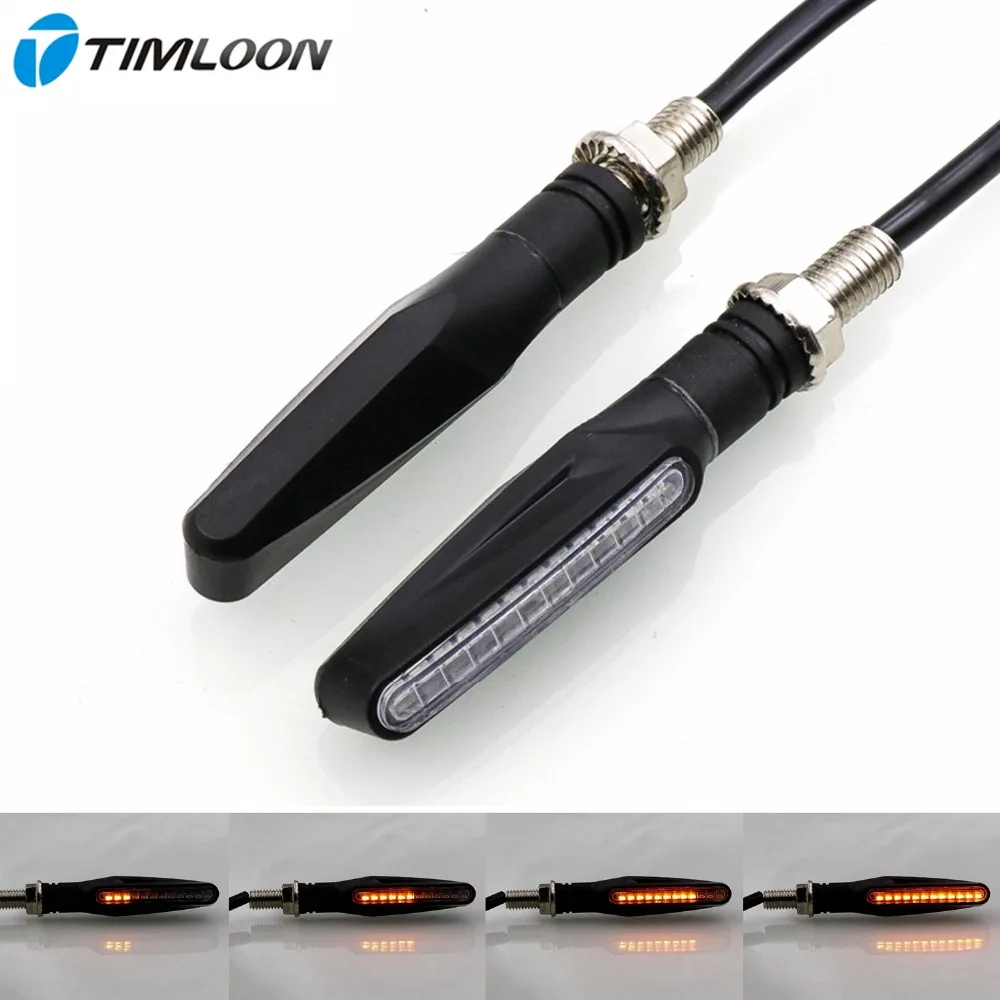 12V светодиодный Универсальный мотоциклетный поворотник светильник s мигалка