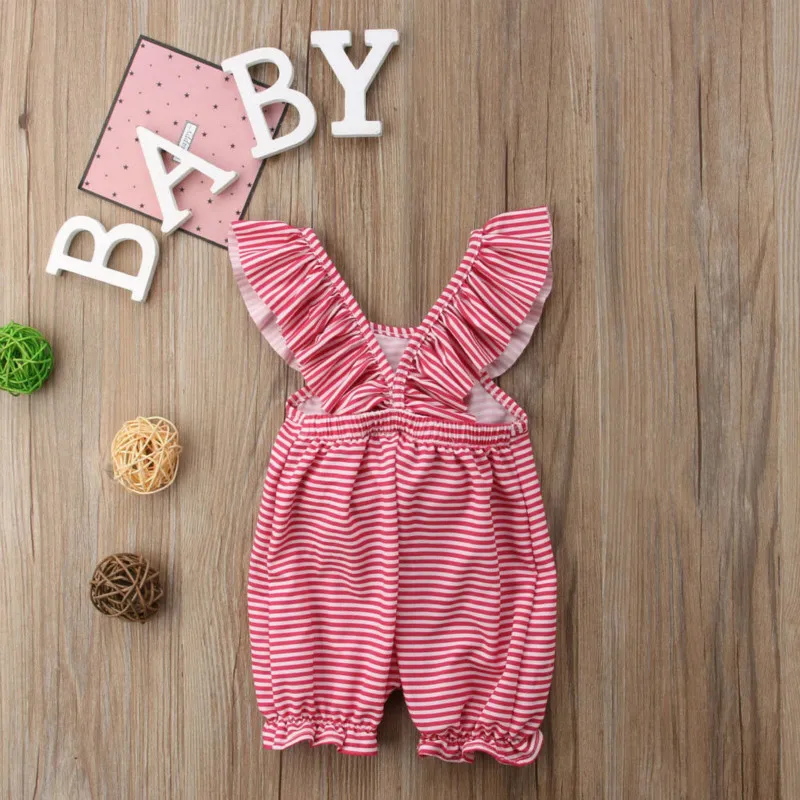 Милый комбинезон с цветами для новорожденных девочек пляжный костюм комплект