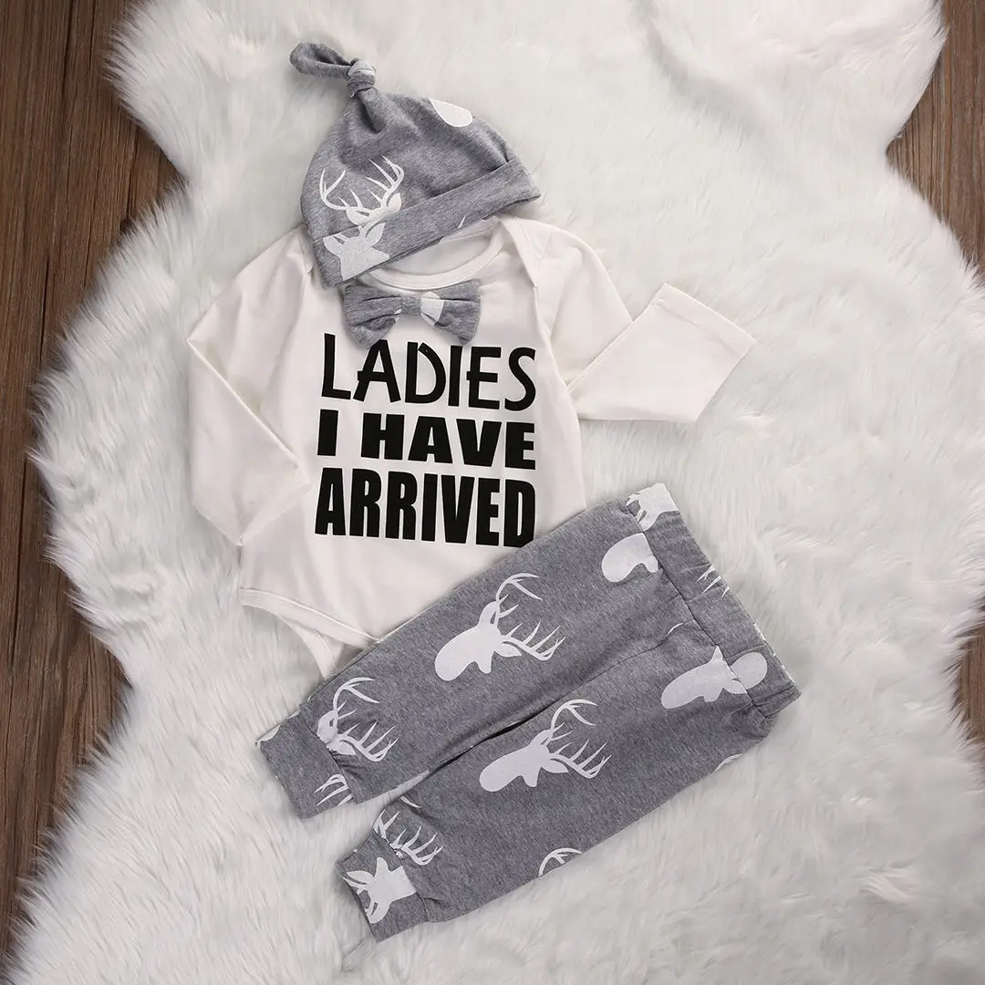 3 шт. детский комплект одежды для мальчиков и девочек с бантом|baby girl|kids baby girlkids |