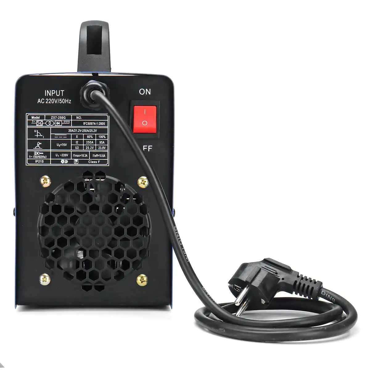 MMA-250G 20-250A Ручной мини инверторов ММА IGBT 220V мини Электрический двухдуговой сварочный аппарат инвертора станка