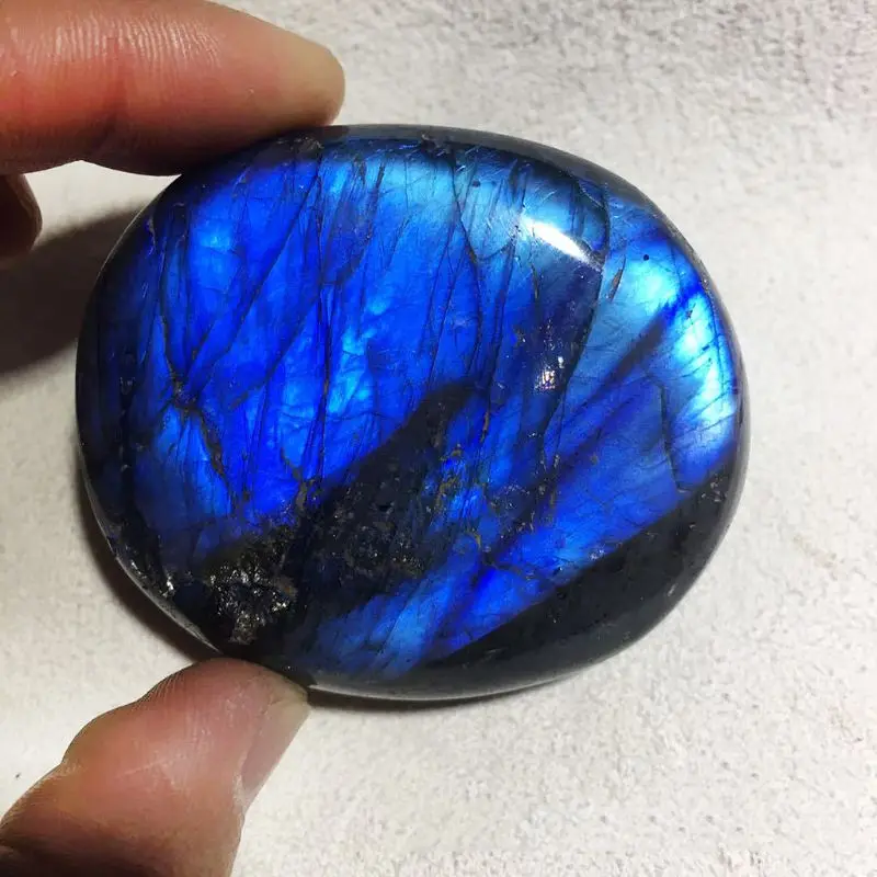 Натуральный оригинальный синий камень кристалл украшение для дома друзей семьи