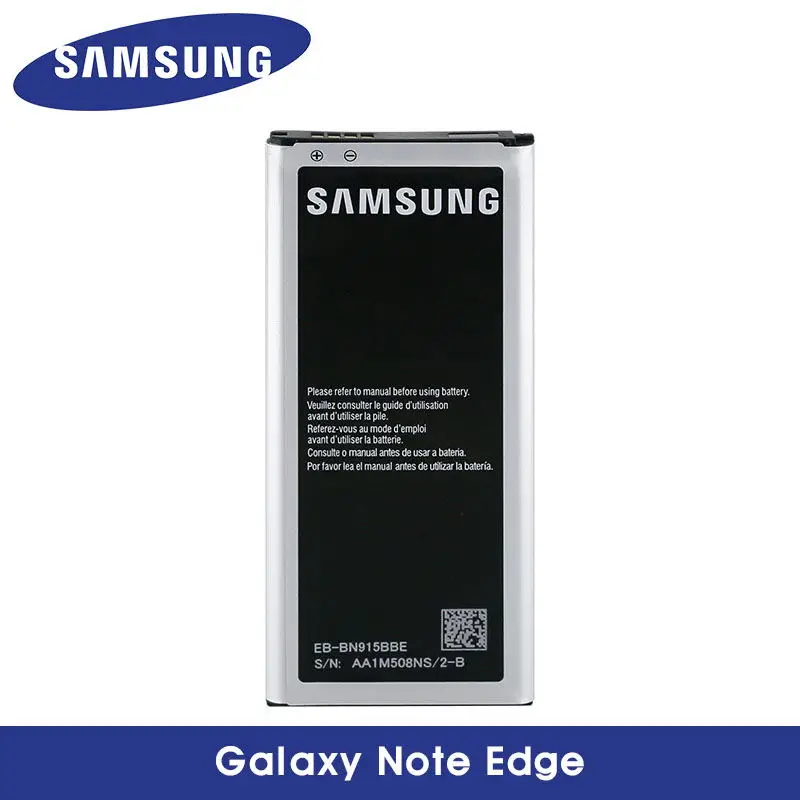 100% Оригинальный samsung Galaxy Note Edge Батарея N915 N915F N915A N915T N915K N915L N915S 3000 мА/ч EB BN915BBE с NFC|note