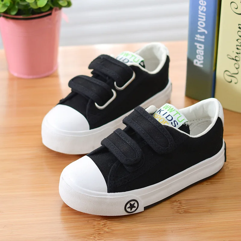 Кроссовки JUSTSL Детские однотонные повседневные холщовые модная уличная