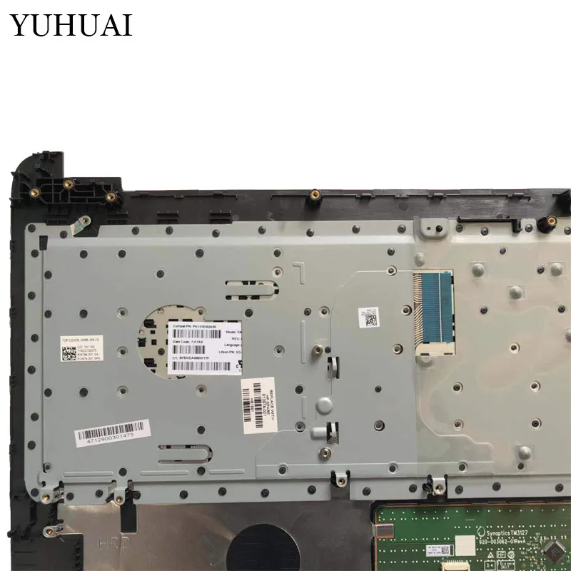Клавиатура US для ноутбука HP 250 G4 15-AC 15-AC000 15-AF 15-AF000 813974-001 7H17A0 с черной подставкой рук