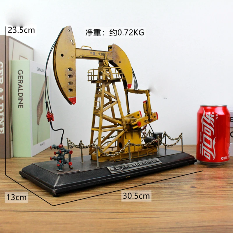 Классно! Модель балочного насосного блока в Daqing oilfield локомотив креативное украшение украшения l30.5 cm* W13* h23.5 cm украшения