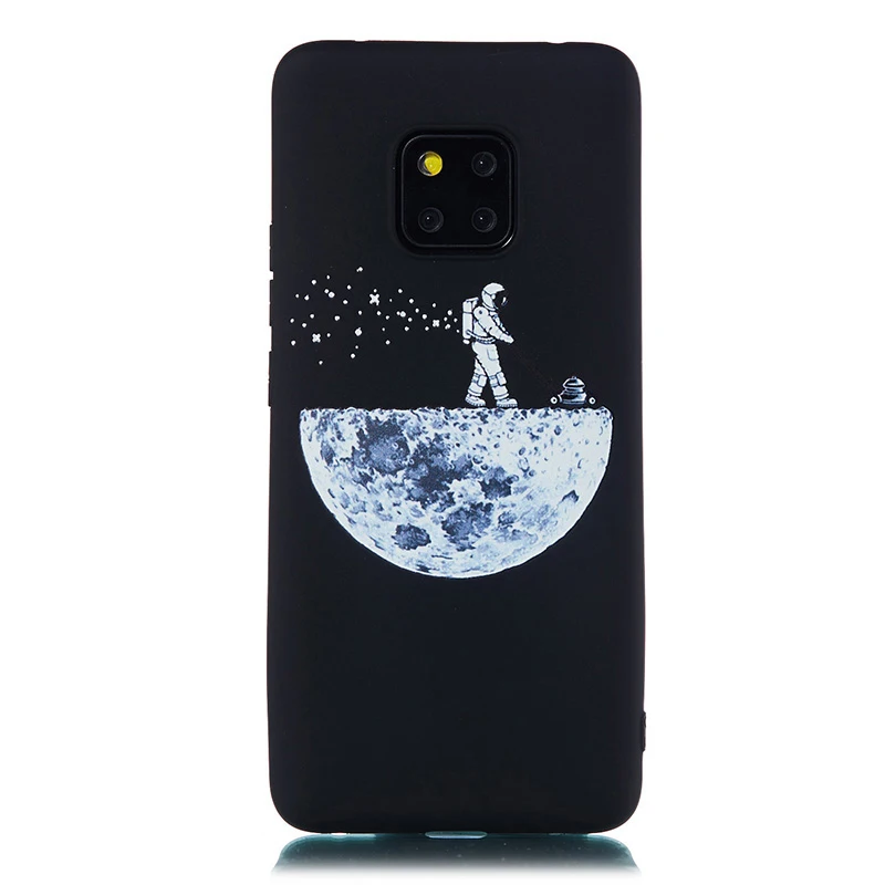 Черный ТПУ чехол для huawei P20 P30 Mate20X Pro Lite Nova 3 4 Чехол для Honor 7X 8A 8C 8XMax 8 9 10 Lite V20 Note10 P Smart - Цвет: 3