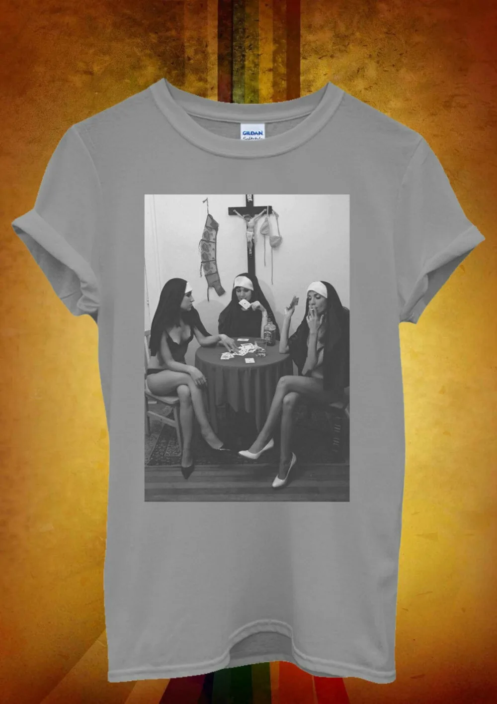 Nuns Naked игральные карты курение забавные мужчины унисекс 2019 новая одежда Мужская