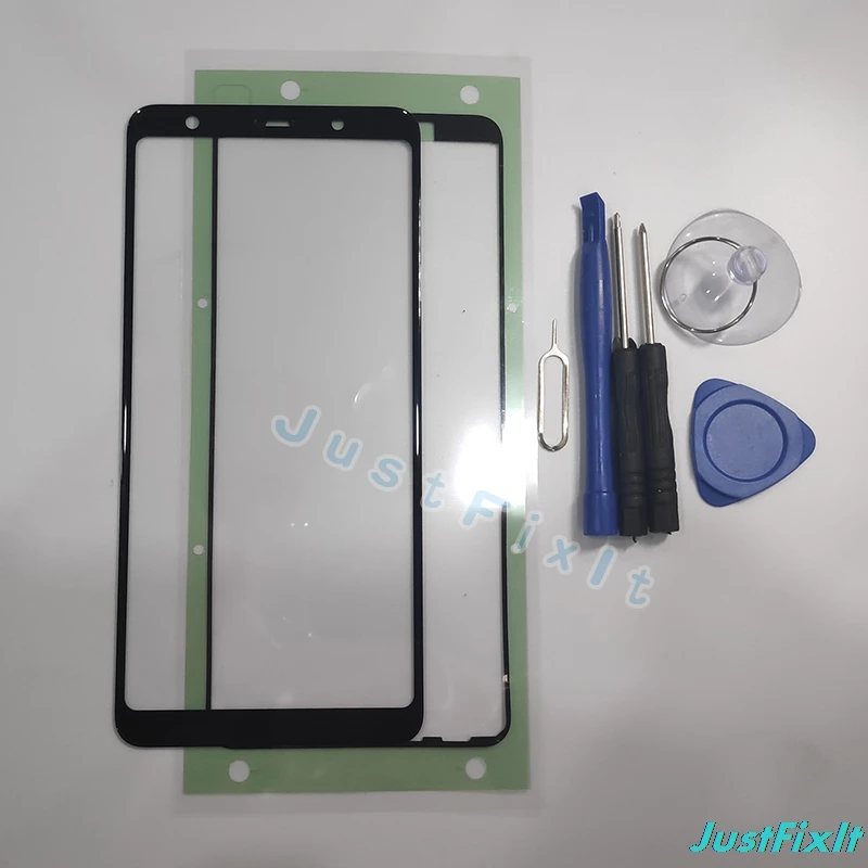 Сенсорный экран A750 передний дисплей стеклянная Сенсорная панель для SAMSUNG Galaxy A7 2018