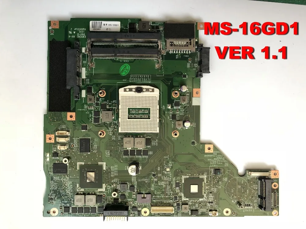 Для MSI GE60 MS-16GD1 материнская плата MS-16GD1 VER 1,1 протестированы хорошие разъемы
