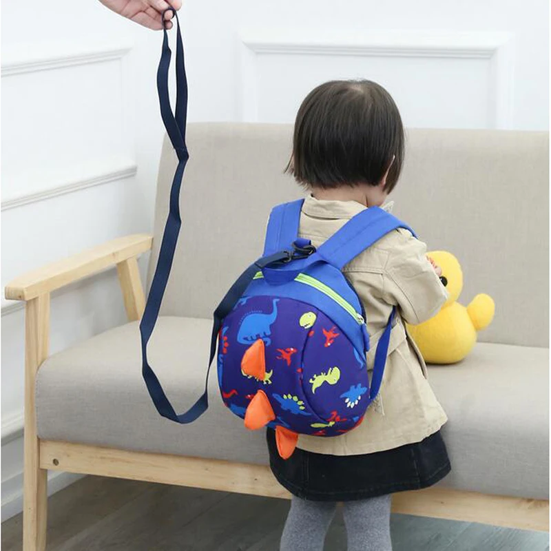 Режущий рюкзак для малышей поводок мультяшный с защитой от потери Уокер