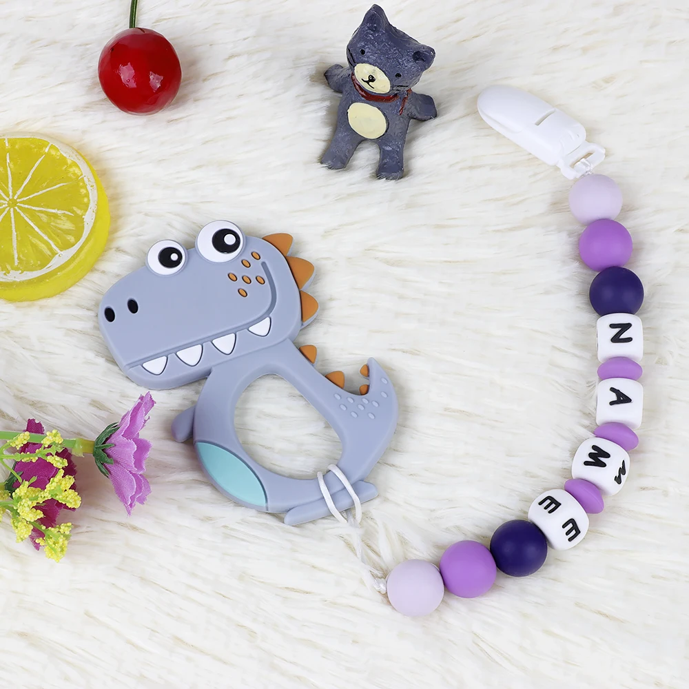 20pc Baby Silicone Teether Koala Owl Fox Cartoon Animal Teether For DIY Teething Necklace Nurs Gift Food Grade Silicone Beads