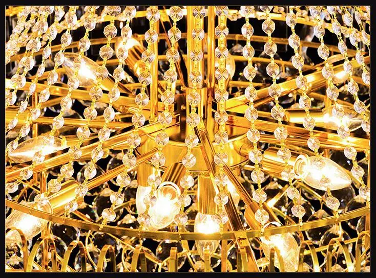Современные хрустальные люстры светодиодные потолочные светильники лампа для