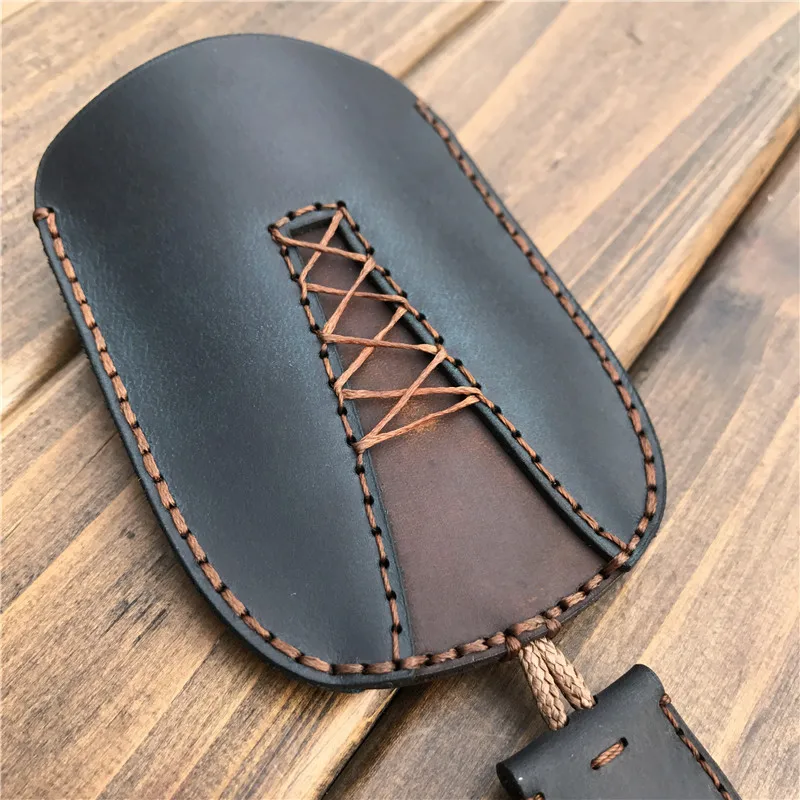 Кожаный чехол для ключей винтажный женский кожаный держатель ключей|leather car key