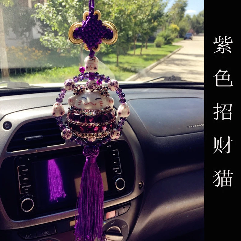 Китайская керамическая подвесная Автомобильная подвеска с изображением кошки