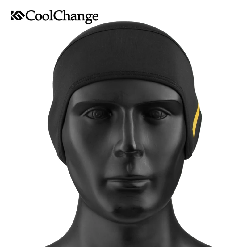 Головная повязка CoolChange для велоспорта зимняя эластичная Защитная флисовая