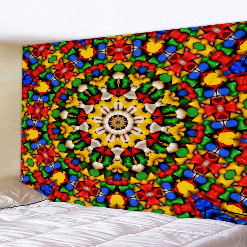 

Color Wall Hanging Tapestries Indian Mandala Tapestry Tai Chi Hippie Bohemian Decorative Wall Carpet Yoga Mats
